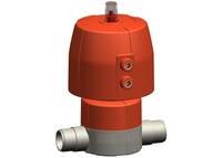 PROGEF Standard Membránový ventil DIASTAR Ten DESET Plus FC (bez vzduchu zavřeno) s polyfůzní do tvarovky metrické