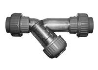 Typ filtru 305 PVC-U|Průhledné tělo s šroubením pro lepení JIS