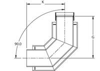 Fuseal Squared 1/4 Oblouk PPFR|Oblouk (vyrobeno x vyrobeno) (Spg x S)