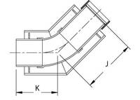 Fuseal Squared 1/8 Oblouk PPFR|Oblouk (vstřikovaný x vyrobený) (Spg x S)
