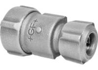 Spojky, krátké, pozink redukovaný, pro ISO 65 ocelové jádro trubky do PE/PE-Xa SDR 11/S 5