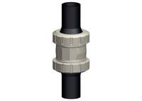 ecoFIT Zpětný ventil typ 562 vložný díl natupo dlouhý PE100 SDR11 metrický