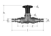 JRG LegioStop Přímý sedlový ventil, PN 10