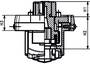 Připojovací modul pro GF pohony pro Kulový ventil typ 546 Pro