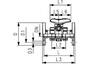 Kulový ventil typ 546 Pro PVC-U s pevnými přírubami PVC-U drážkované metrické